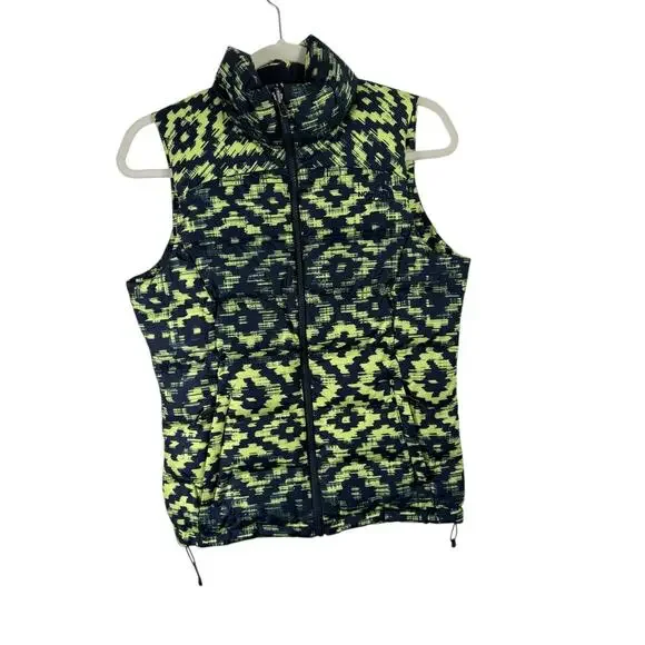 North Face Nuptse 2 Vest Puffer 700 Goose Down Cosmic Blue Outdoor Womens XS - Picture 2 of 9